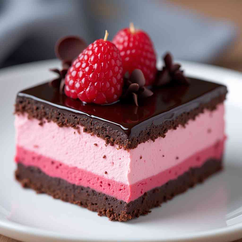Chocolate Raspberry Mousse Cake โ Easy No-Bake Dessert 2 ๐๐ต๐ผ๐ฐ๐ผ๐น๐ฎ๐๐ฒ ๐ฅ๐ฎ๐๐ฝ๐ฏ๐ฒ๐ฟ๐ฟ๐ ๐ ๐ผ๐๐๐๐ฒ ๐๐ฎ๐ธ๐ฒ