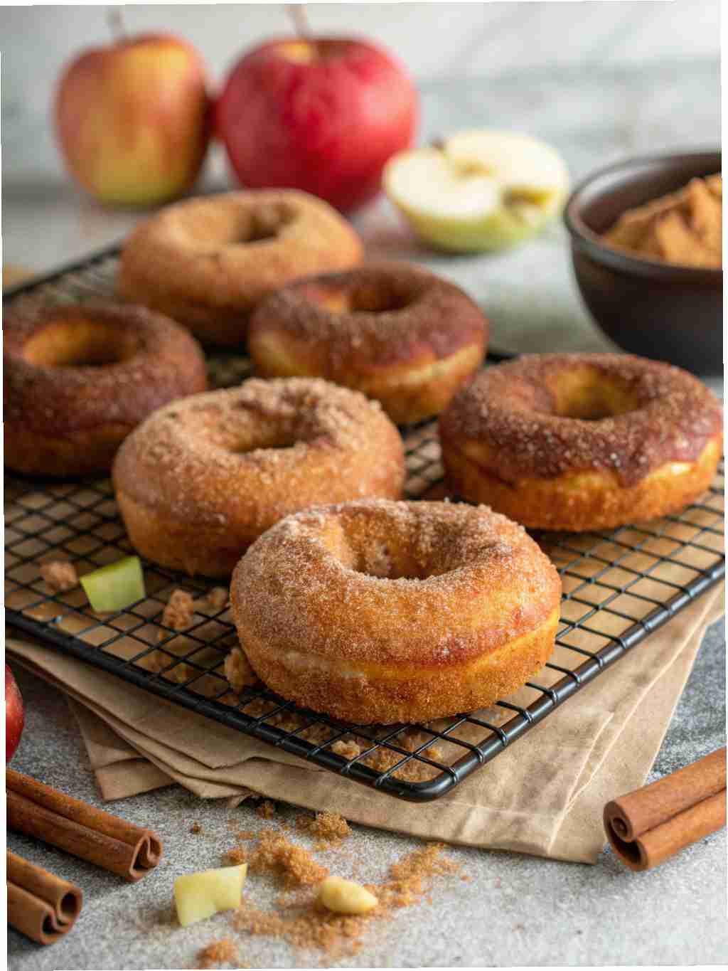 Baked Apple Cider Donuts