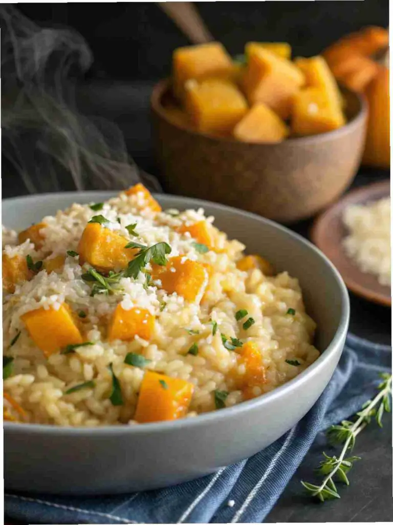 Butternut Squash Risotto - Cozy Autumn Recipes 2 Butternut Squash Risotto