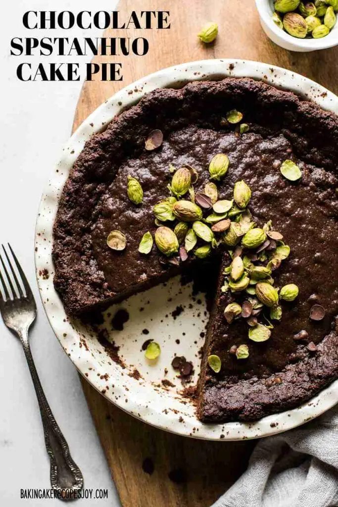 Chocolate Pistachio Cake Pie Recipe