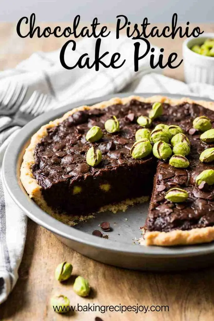 Chocolate Pistachio Cake Pie Recipe | Rich, Nutty & Easy to Make 4 Chocolate Pistachio Cake Pie Recipe