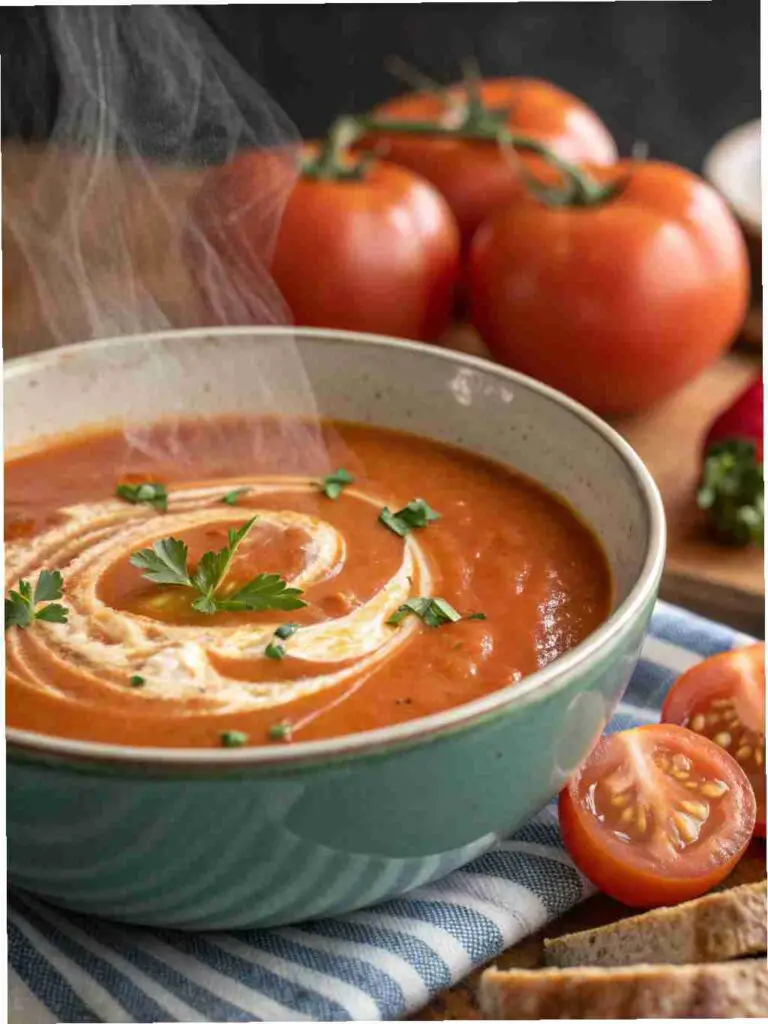 Creamy Tomato Soup - Delicious Soup Recipes for Every Mood 2 Creamy Tomato Soup