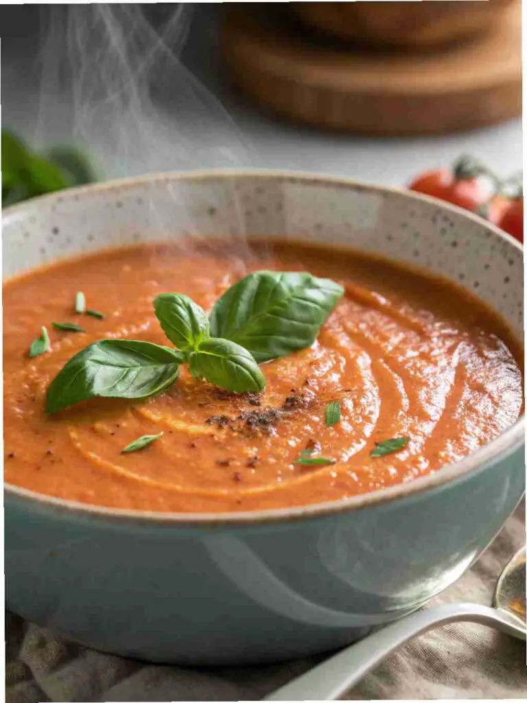 Creamy Tomato Soup - Best Canned Tomato Recipes to Use 2 Creamy Tomato Soup