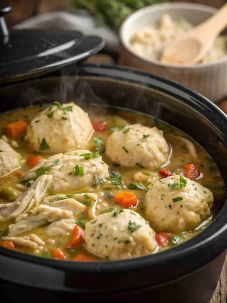 Crockpot Chicken and Dumplings