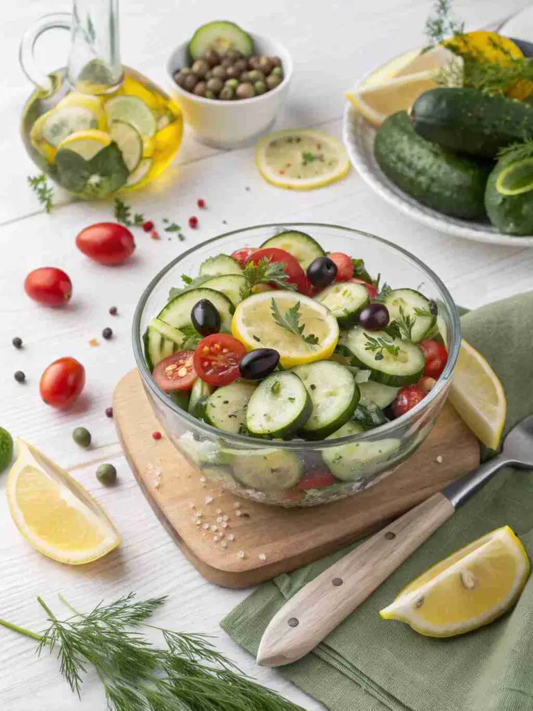 Refreshing Cucumber Salad Recipes: A Cool Escape in Every Bite! 2 Cucumber Salad Recipe