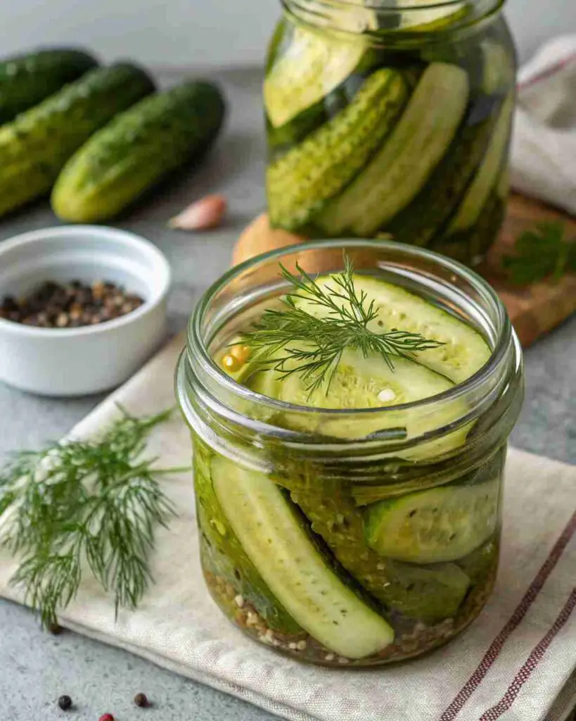 Dill Refrigerator Pickles