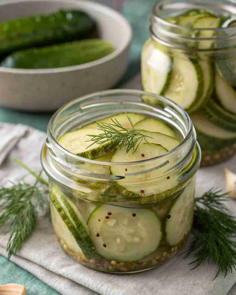 Dill Refrigerator Pickles Recipe – Quick & Crunchy 2 Dill Refrigerator Pickles
