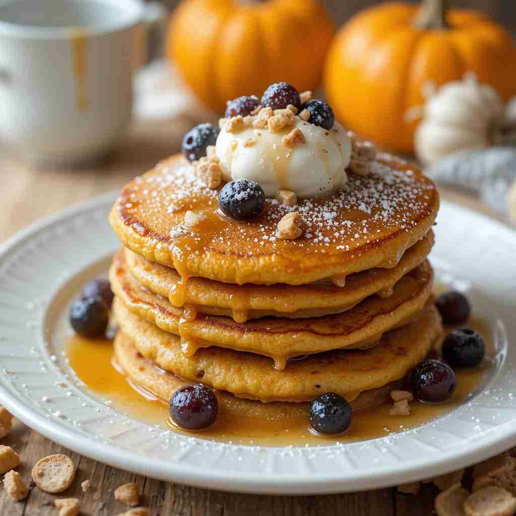 Fluffy Pumpkin Pancakes Recipe 2 Fluffy Pumpkin Pancakes Recipe