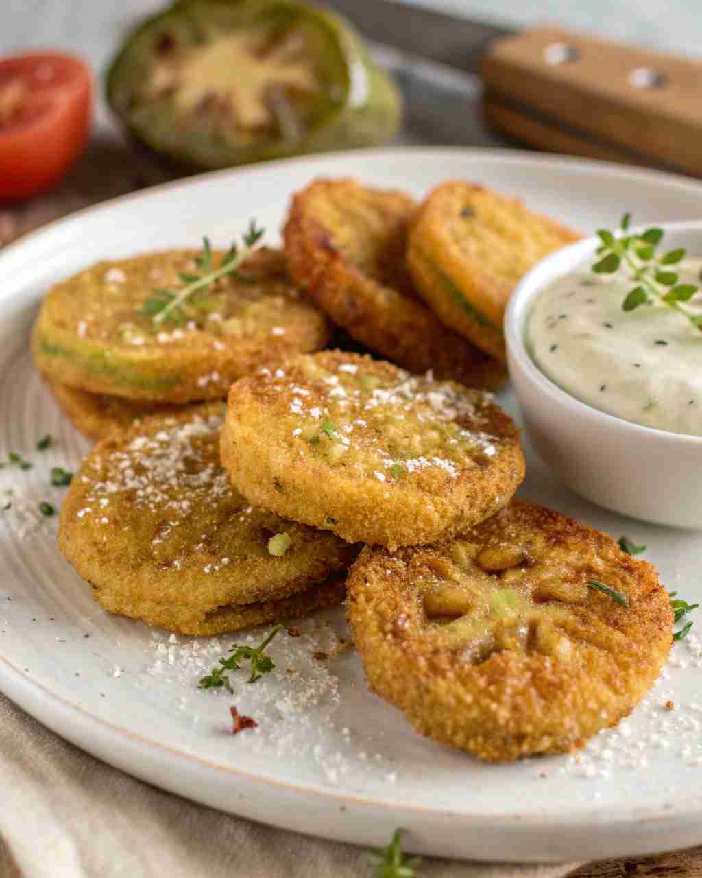 Classic Fried Green Tomatoes Recipe – Crispy & Southern 1 Fried Green Tomatoes