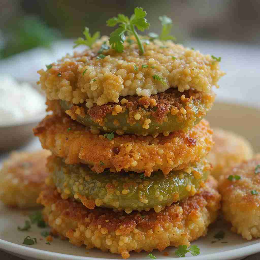 Classic Fried Green Tomatoes Recipe – Crispy & Southern 2 Fried Green Tomatoes
