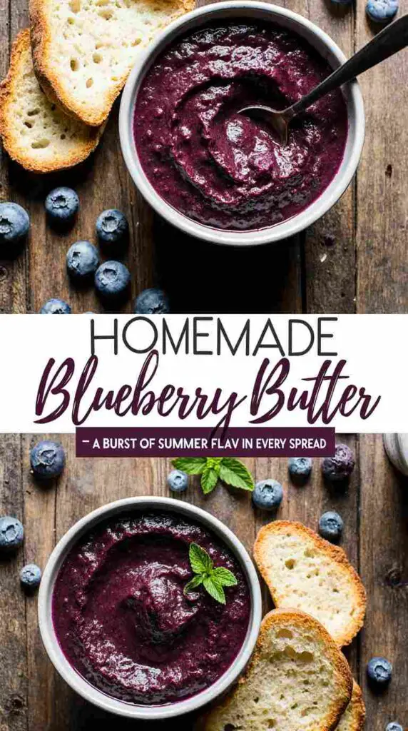 Homemade Blueberry Butter: A Burst of Summer Flavor in Every Spread 3 Homemade Blueberry Butter