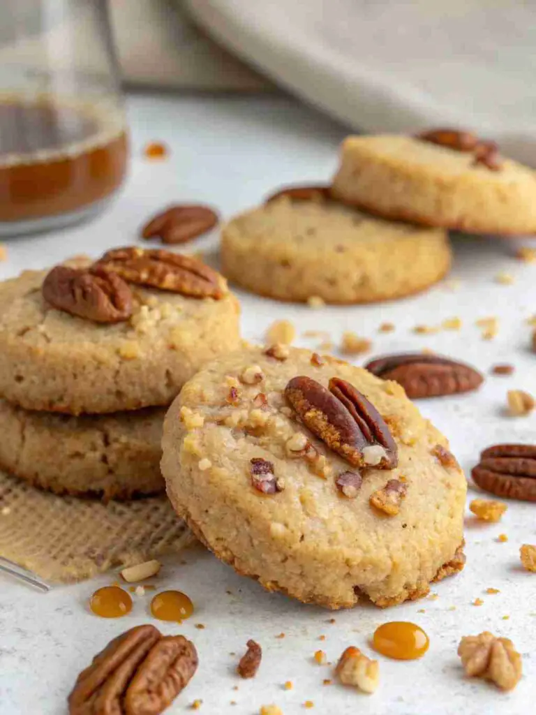 Maple Pecan Shortbread Cookies - Best Fall Cookie Recipes 2 Maple Pecan Shortbread Cookies