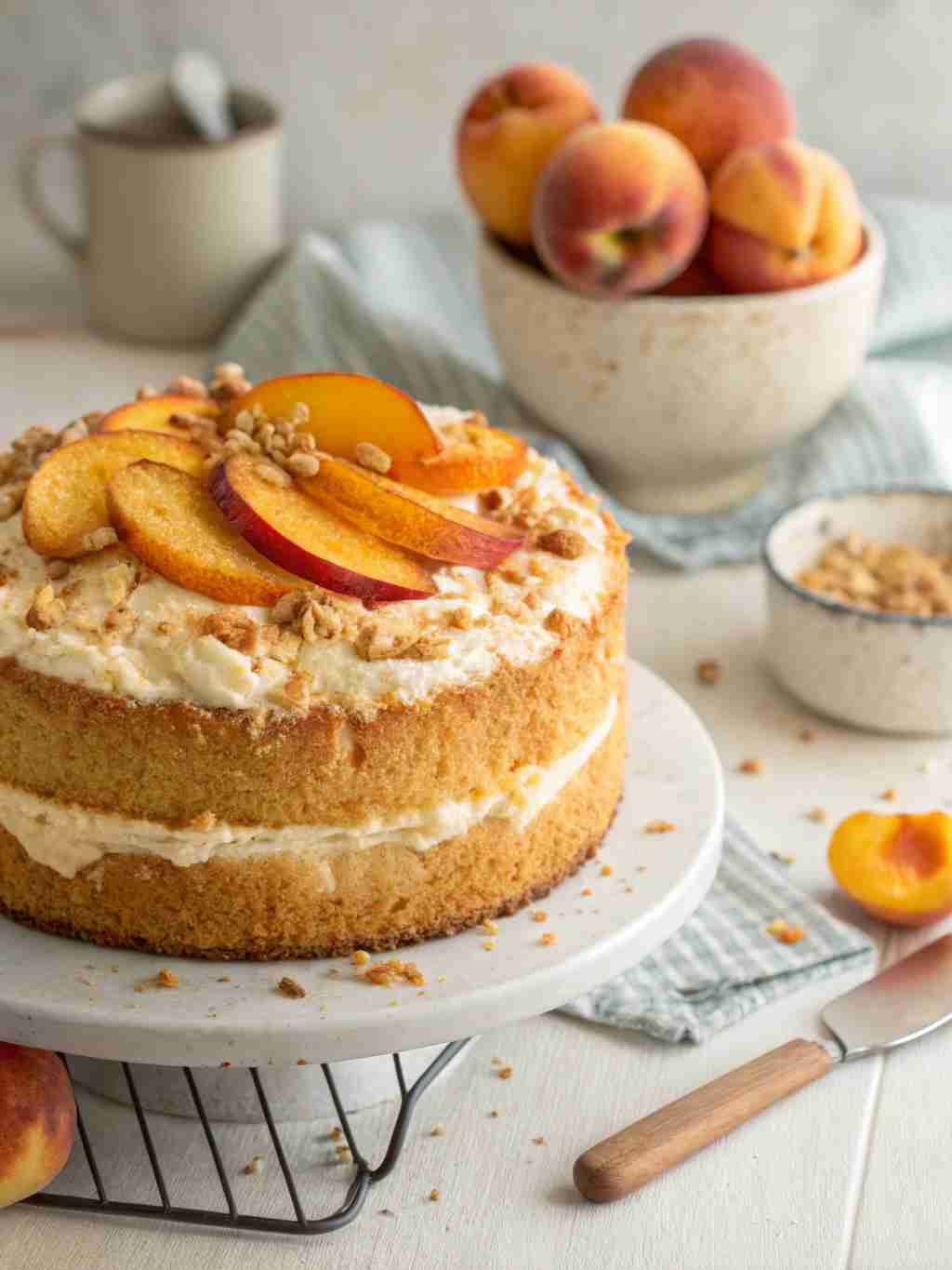 Tasty Peach Cake Recipe to Try Today 1 Peach Cake