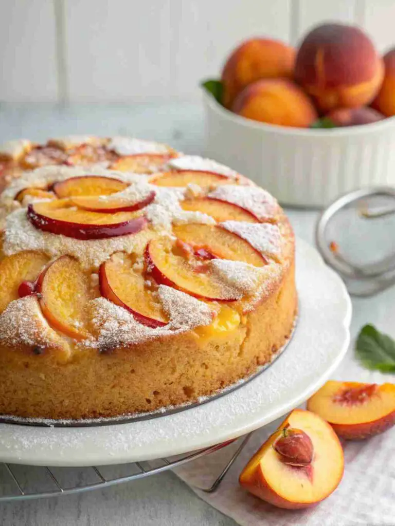 Tasty Peach Cake Recipe to Try Today 2 Peach Cake