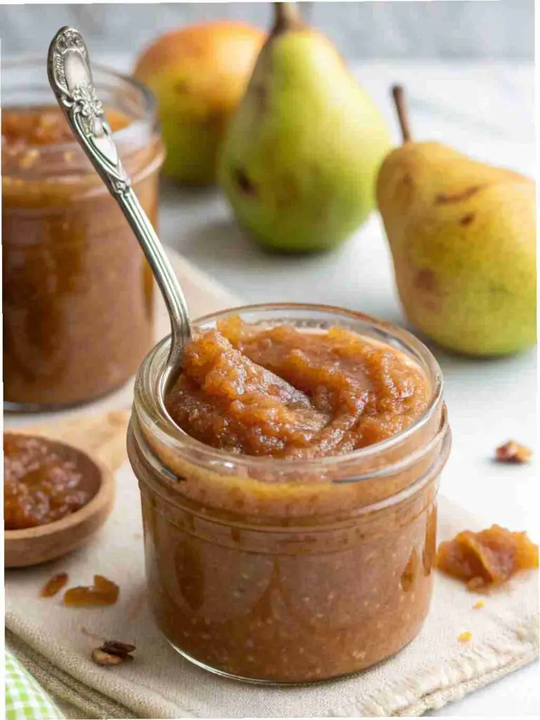 Homemade Pear Butter Recipe – Naturally Sweet Spread 2 Pear Butter