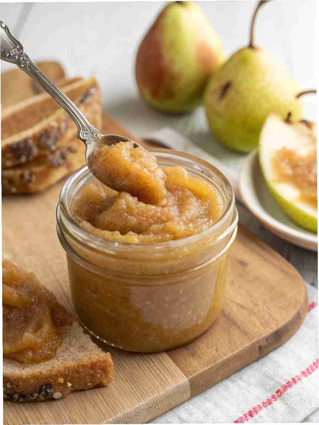 Homemade Pear Butter Recipe – Naturally Sweet Spread 1 Pear Butter