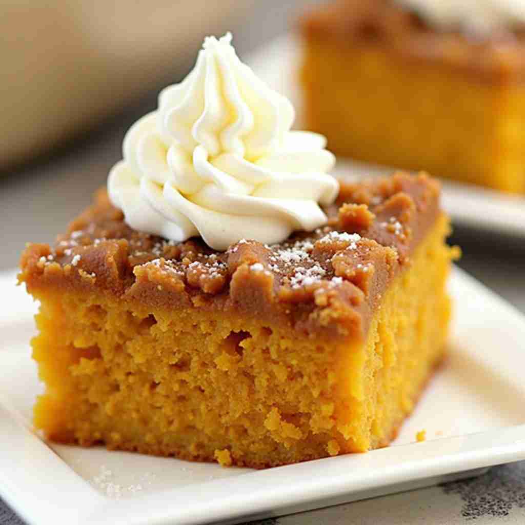 Easy Pumpkin Dump Cake Recipe: Fall Dessert Simplicity! 1 Pumpkin Dump Cake