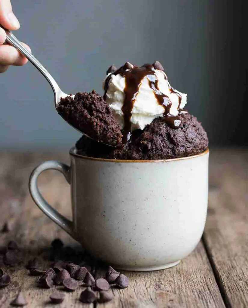 Simple Microwave Mug Cake Recipe in 5 Minutes 2 Simple Microwave Mug Cake Recipe