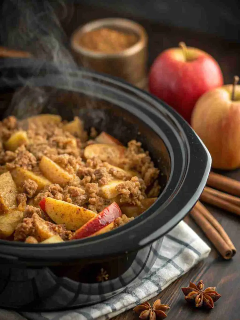 Slow Cooker Apple Crisp
