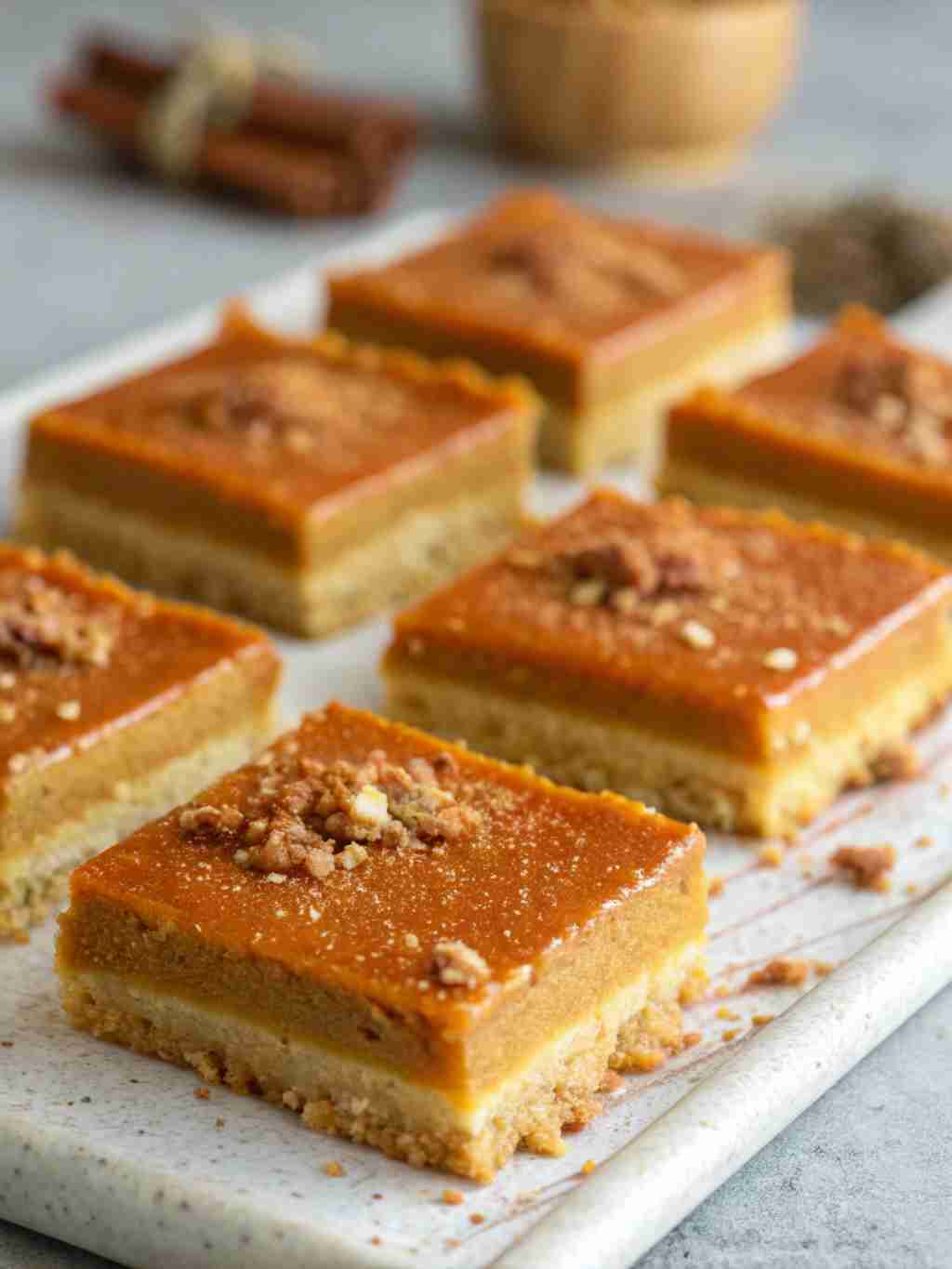 Spiced Pumpkin Pie Bars