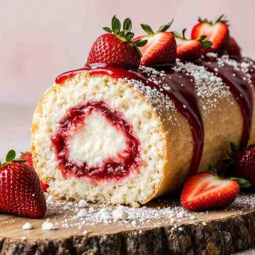 Strawberry Cheesecake Roll Recipe 3 Strawberry Cheesecake Roll Recipe