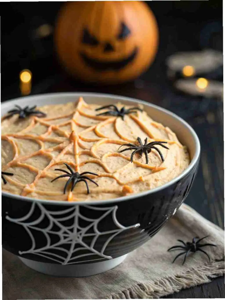 Spooky Spiderweb Dip