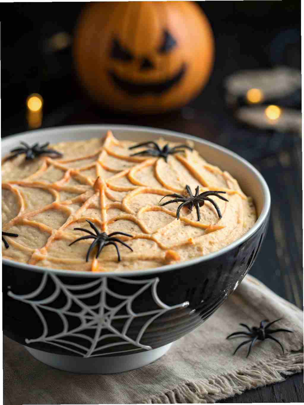 Spooky Spiderweb Dip