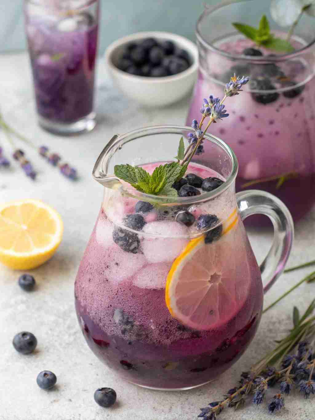 Blueberry Lavender Lemonade - Floral Summer Drink 2026 1 Blueberry Lavender Lemonade