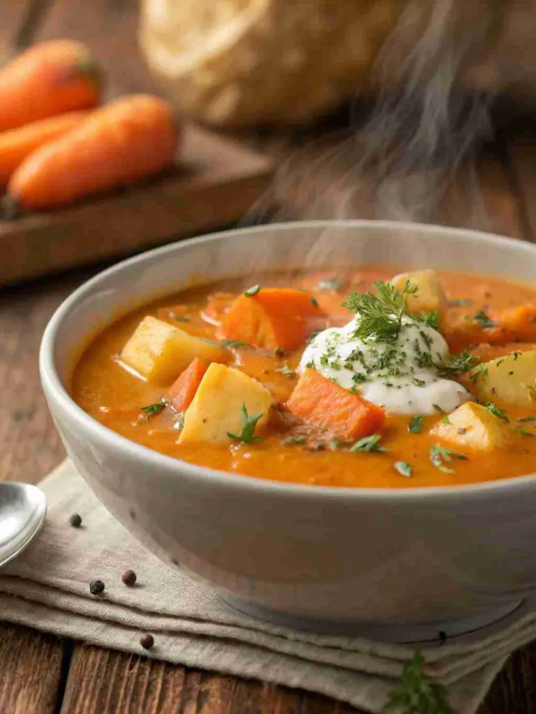 Carrot Potato Soup - Creamy & Healthy Recipe 2 Carrot Potato Soup