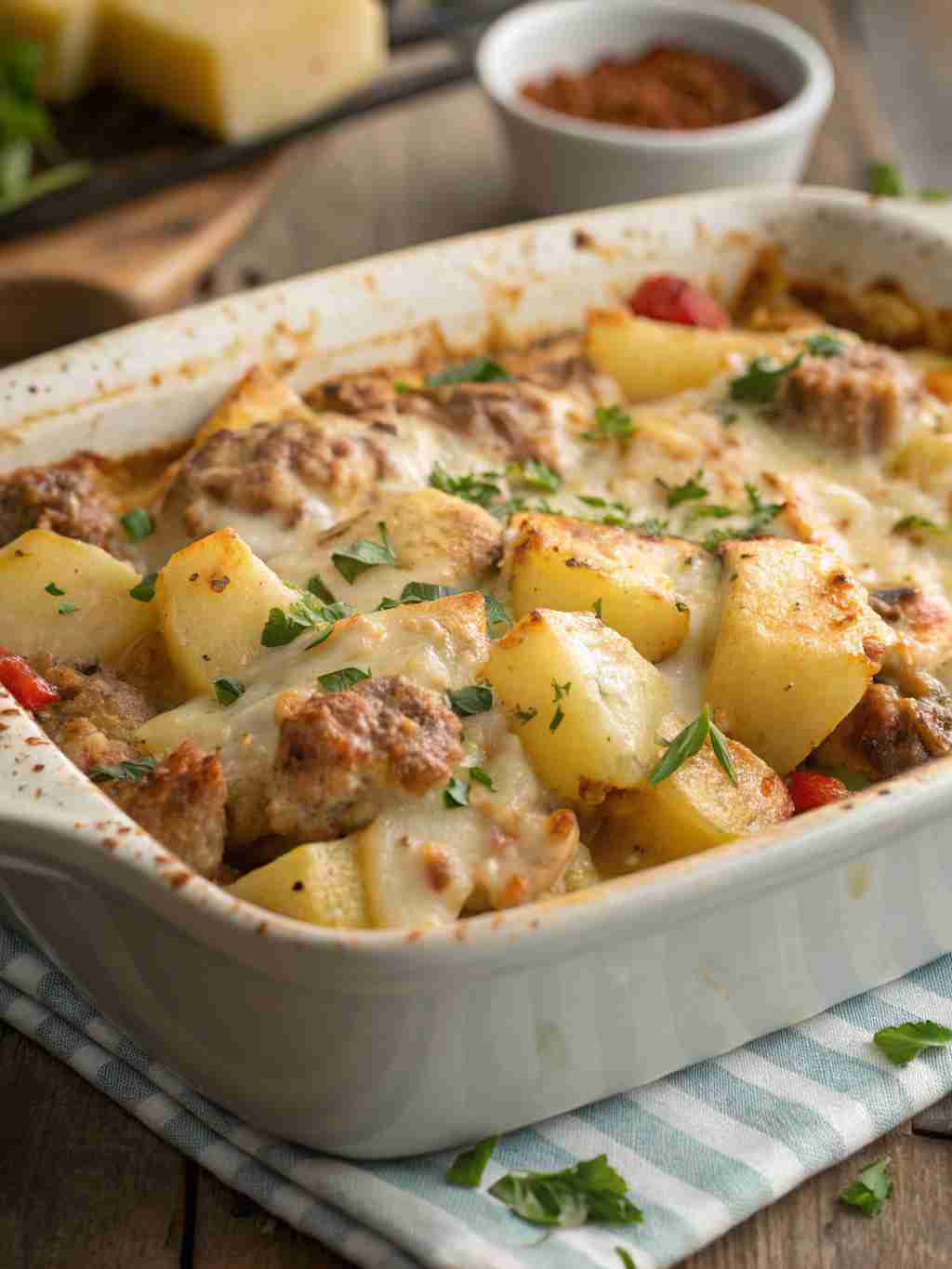 Cheesy Turkey Beef Potato Bake: The Ultimate Comfort Food Recipe! 1 Cheesy Turkey Beef Potato Bake