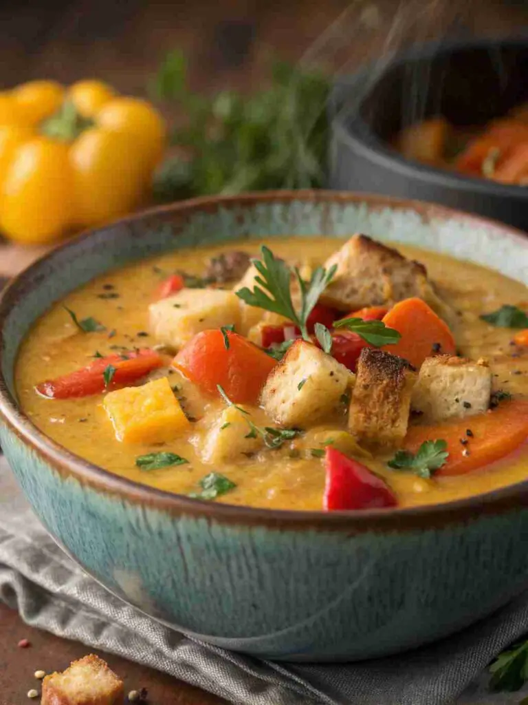 Creamy Roasted Veggie Soup - Farm Fresh Recipe 2 Creamy Roasted Veggie Soup
