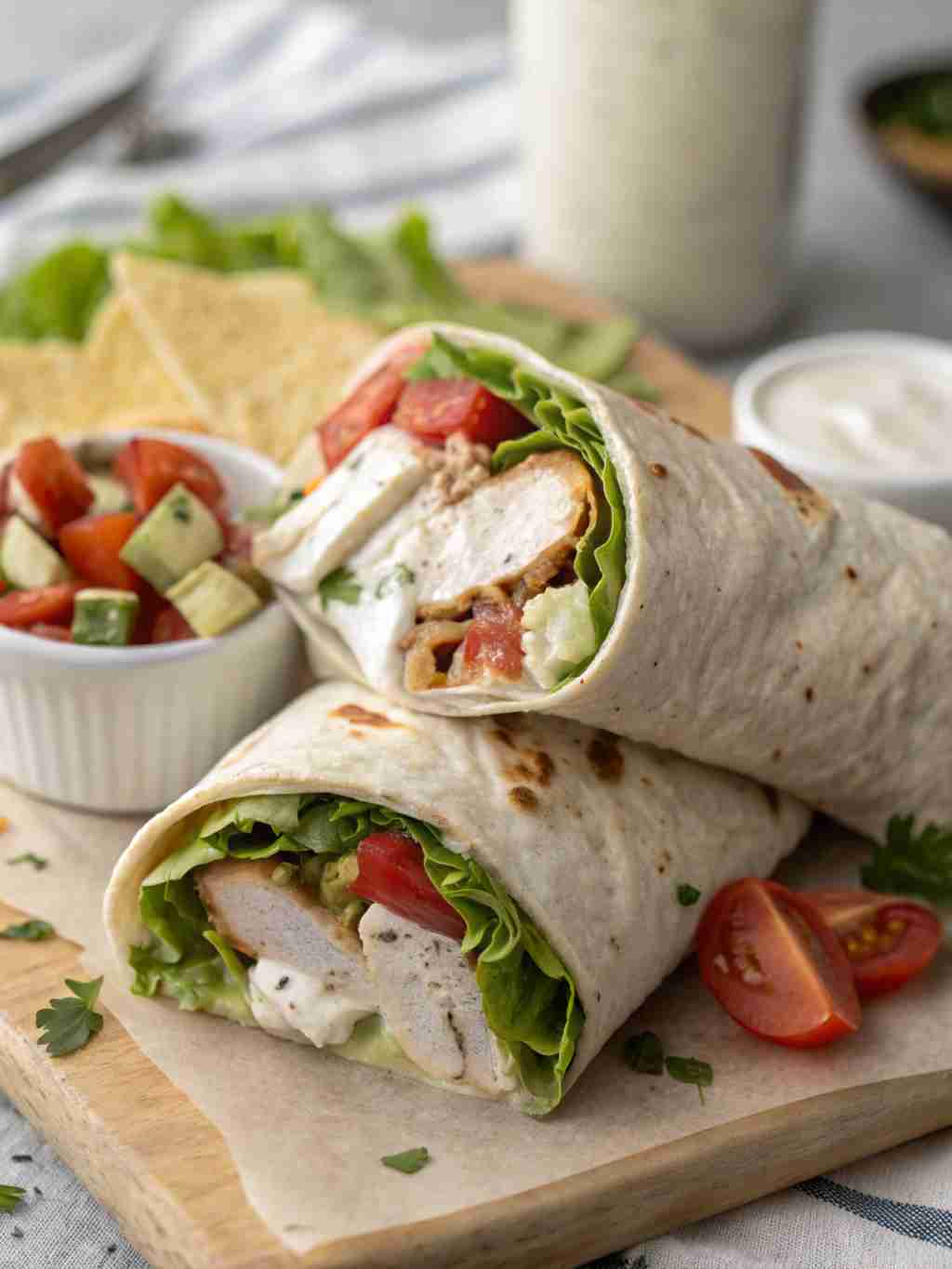 Creamy Turkey Ranch Wrap