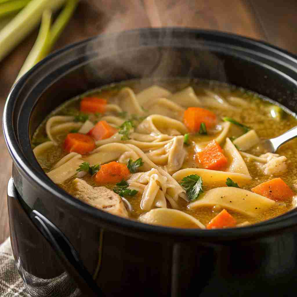 Crockpot Chicken Noodle Soup
