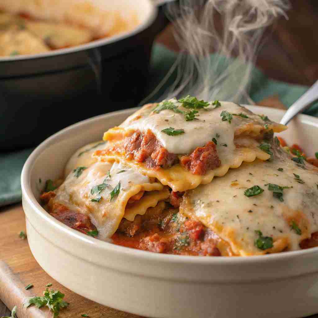 Crockpot Ravioli Lasagna – Easy Slow-Cooker Comfort Food 1 Crockpot Ravioli Lasagna
