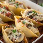 Garlic Mushroom Stuffed Shells