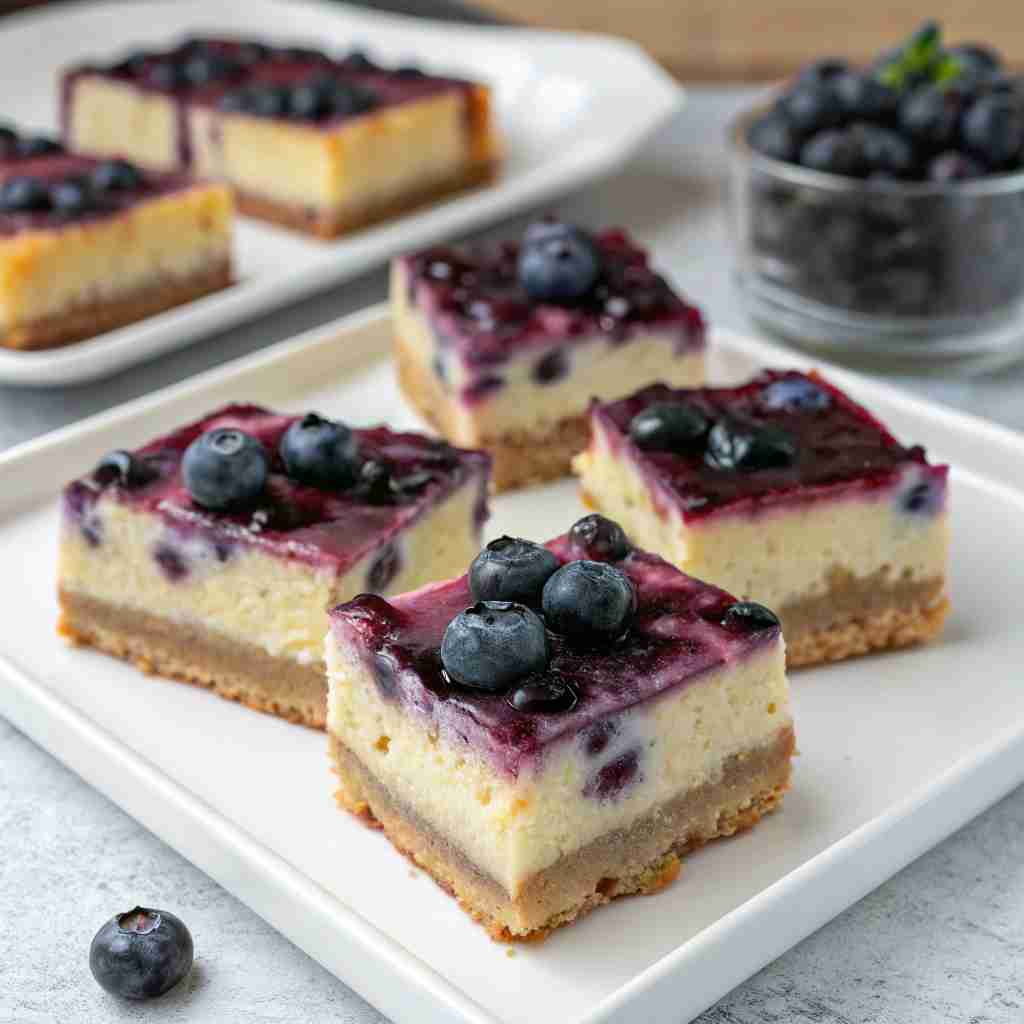 Gluten-Free Blueberry Cheesecake Bars – Fresh & Creamy 1 Gluten-Free Blueberry Cheesecake Bars