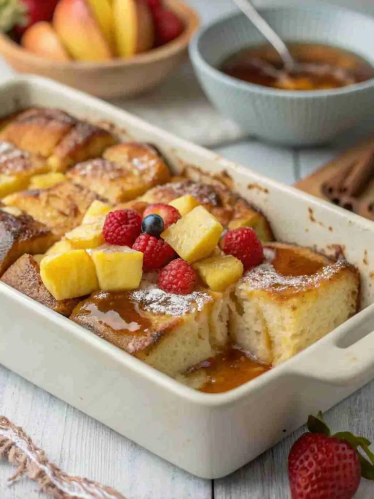 Hawaiian Roll French Toast Casserole Recipe
