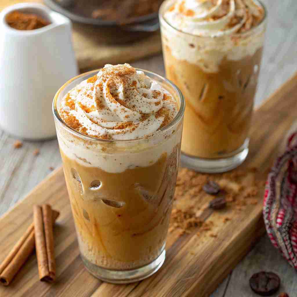 Iced Pumpkin Cream Chai Tea Latte