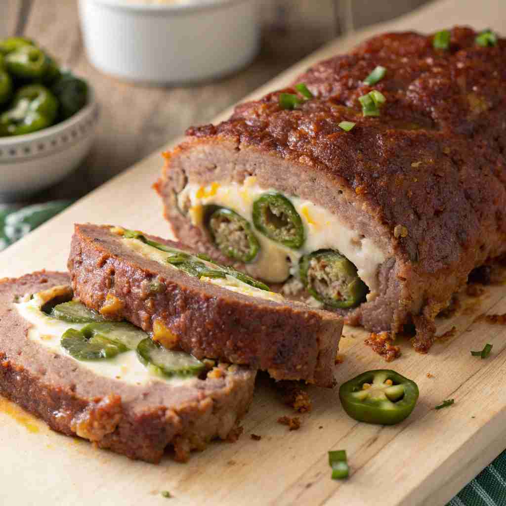 Jalapeño Popper-Stuffed Meatloaf 1 Jalapeño Popper-Stuffed Meatloaf