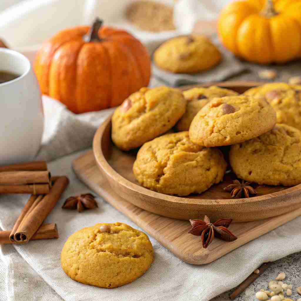 Maple Pumpkin Cookies - Glazed Fall Favorites 1 Maple Pumpkin Cookies
