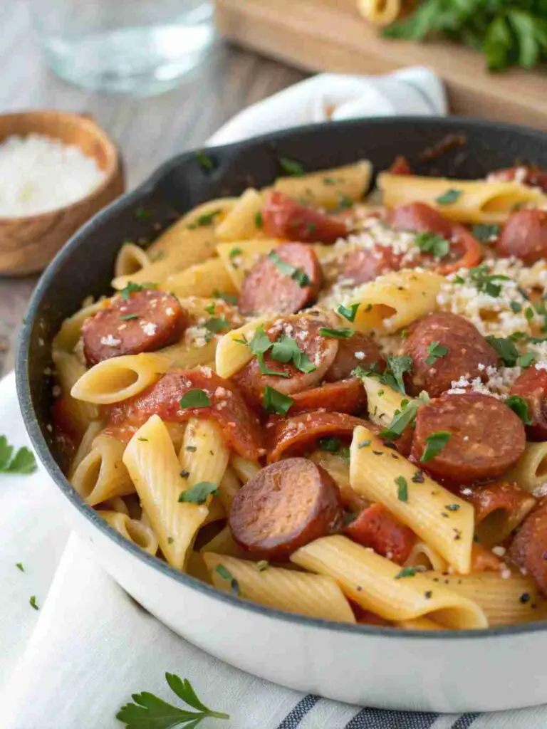 One-Pot Smoked Kielbasa Pasta: The Weeknight Winner 2 One-Pot Smoked Kielbasa Pasta