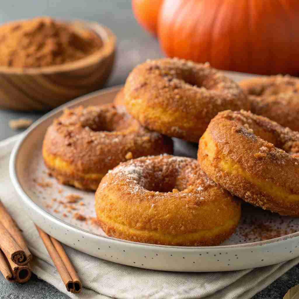 Pumpkin Spice Baked Donuts