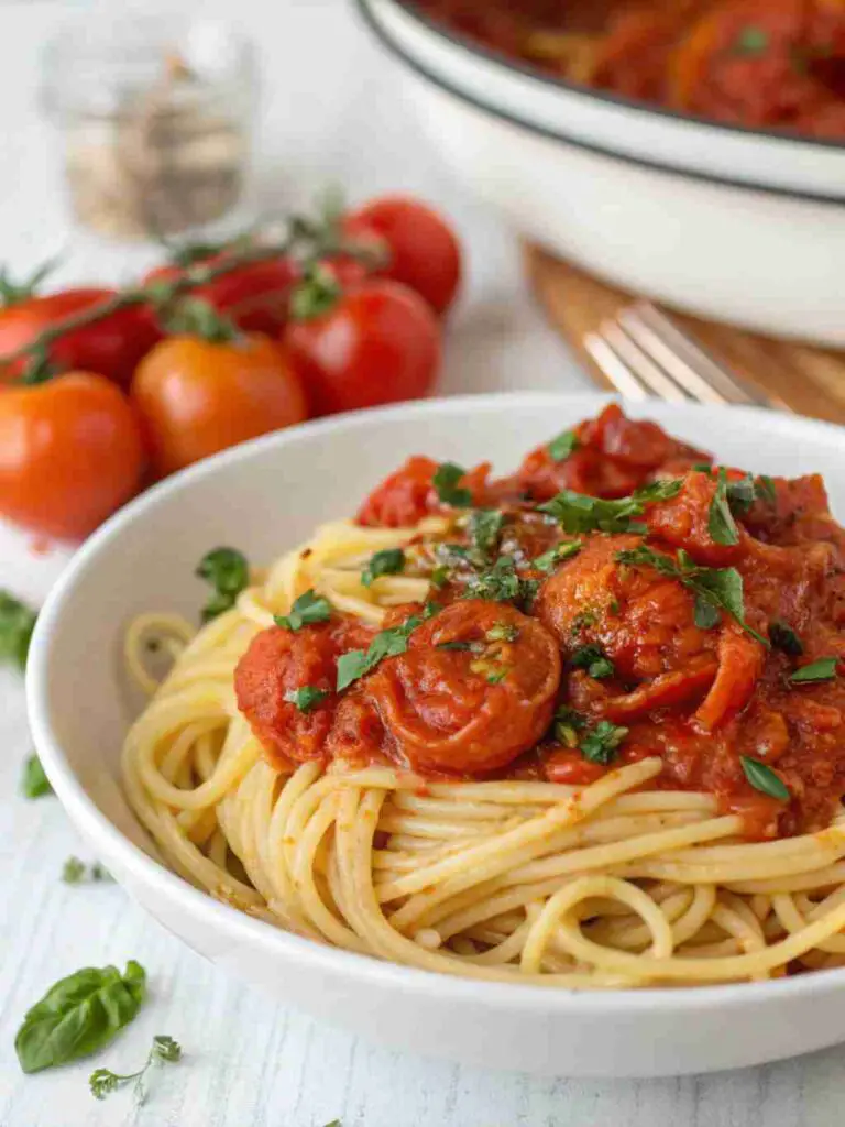 Roasted Tomato Spaghetti Sauce Canning Recipe 2 Roasted Tomato Spaghetti Sauce