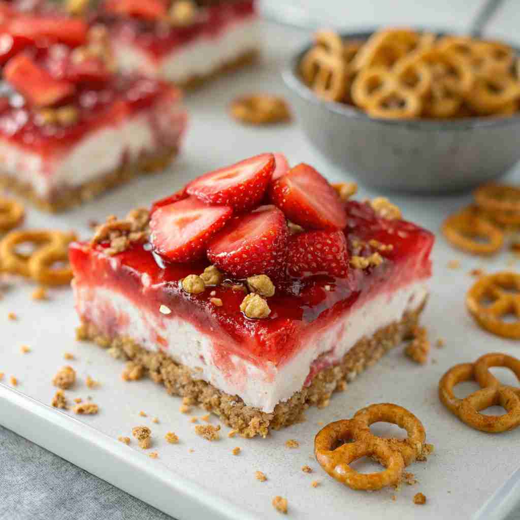 Strawberry Pretzel Salad