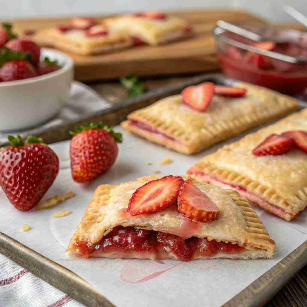 Strawberry Rhubarb Pop Tarts