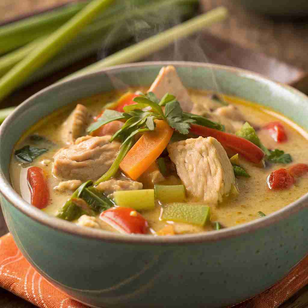 Thai Coconut Lemongrass Turkey Stew – Cozy Global Flavors 1 Thai Coconut Lemongrass Turkey Stew