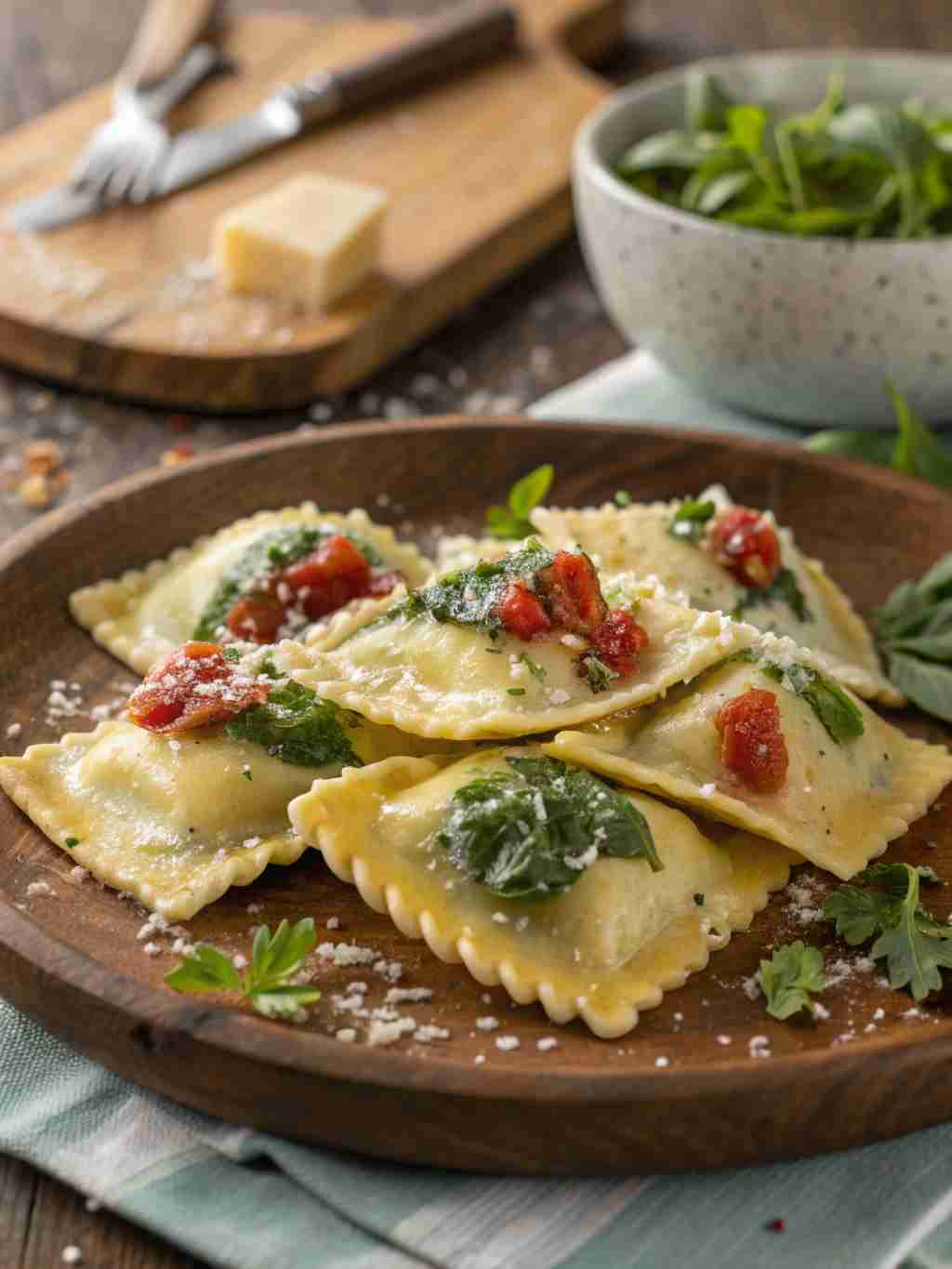 Veggie-Packed Cheese Ravioli: A Delicious & Easy Weeknight Meal!
