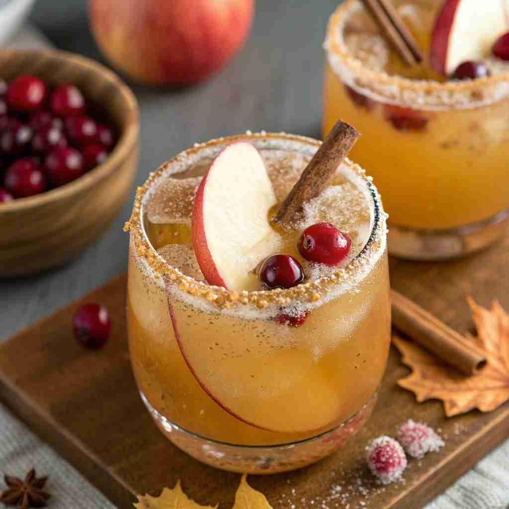 Apple Cider Margarita - Fall Cocktail Recipe 3 Apple Cider Margarita