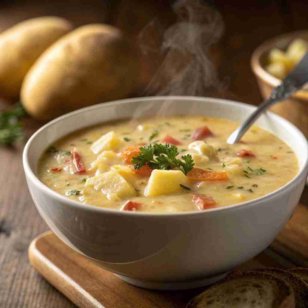Best Homemade Potato Soup Recipe – Creamy & Cozy 1 Best Homemade Potato Soup Recipe – Creamy & Cozy