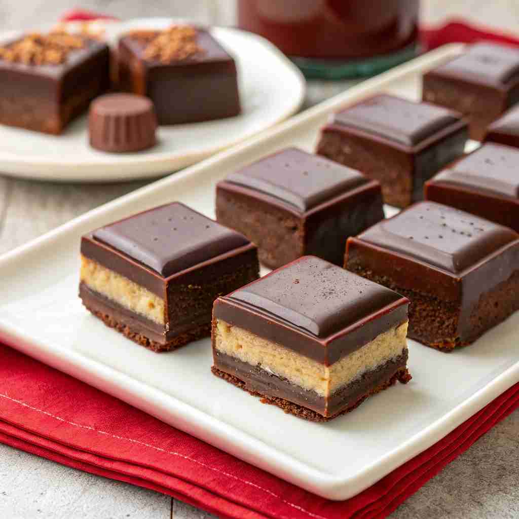 Chocolate Marzipan Squares